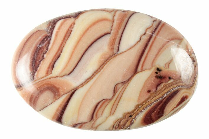 Polished Rolling Hills Dolomite Pocket Stone - Mexico #341946